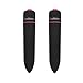 Powerful Waterproof Multi Speed Handheld Magic Mini Bullet Vibrant Toy for Women Sex Electronic Massager Viberator Silicone Black (2pcs/set)