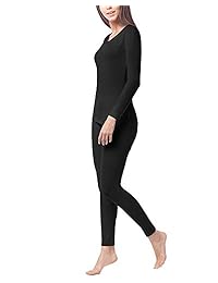Ropa interior térmica Lapasa, parte superior e inferior, con capa de forro polar, para viajes de esquí en invierno, para mujer