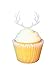 Wooden Deer Antler Cupcake Topper (24)