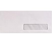 #10 Right Side Window Envelopes (4 1/8 x 9 1/2) - 24lb. Bright White (500 Qty.)