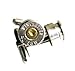 Bullet casing CUFFLINKS 40 Caliber HAND MADE Bullet Cufflinks Nickel Silver w Brass Center
