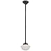 8-Inch Retro Style Schoolhouse Mini-Pendant Light in Bronze Finish