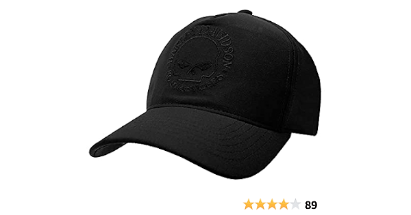 Skull Logo Snapback Baseball Cap 