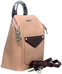 Shoppers Planet Women's Mini Backpack Convertible Handbag (Peach)