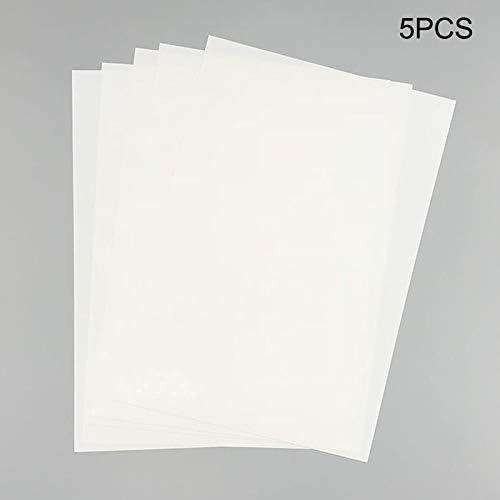 Selotrot 5 Pcs/Set Color Heat Shrink Sheet Plastic Magic Paper Sheet for Educational DIY Crafts