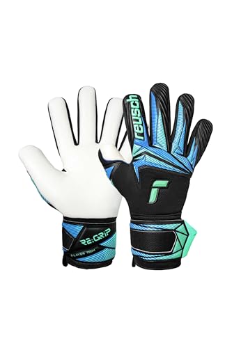Reusch Goalkeeper Gloves for Men Adults | Innovative Grip and Durable & Precise Fit | Breathable | for Training and Matches | Attrakt RE:Grip NC