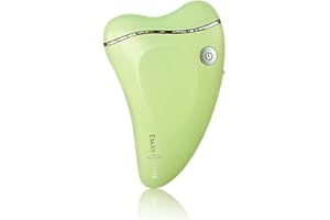 Emay plus Facial All in One Skin Massager, Gua Sha Cold/Warm Firming V-line Wrinkle Reduce Lifting (AvocadoGreen)