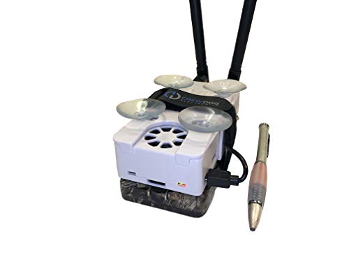 Stratux ADS-B Dual Band Receiver Aviation Weather and Traffic - AHRS, Camo Battery Pack, Suction Mount, Internal WAAS GPS, Antennas, SDR, Case with Fan for ForeFlight, iFly, FlyQ, WingX