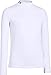 Under Armour Boys' ColdGear Evo Fitted Long Sleeve Mock Shirt, White/Steel, Small