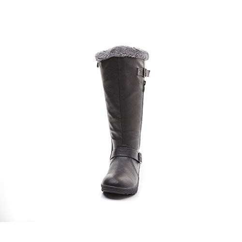 LifeStep-Womens-Winter-Warm-Faux-Fur-Lined-Zipper-Snow-Boots