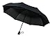 Crown Coast Travel Umbrella Compact Windproof 60 MPH 8 Rib Frame