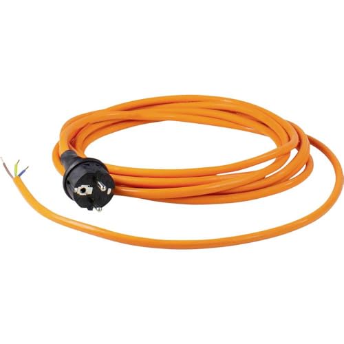 Schwabe 70908 Construction site Cable roll, 5 m, H07BQ-F, 3G1,5, IP44, Orange