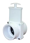 Valterra 6301 PVC Gate Valve, White, 3" Slip