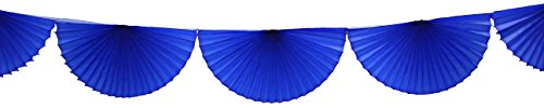 3-pack 7 Foot Tissue Paper Bunting Garland Party Decoration (Dark Blue)