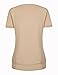 Zeagoo Women's Scoop Neck Long Sleeve Pleated Front Fitted Blouse,XX-Large,Beige