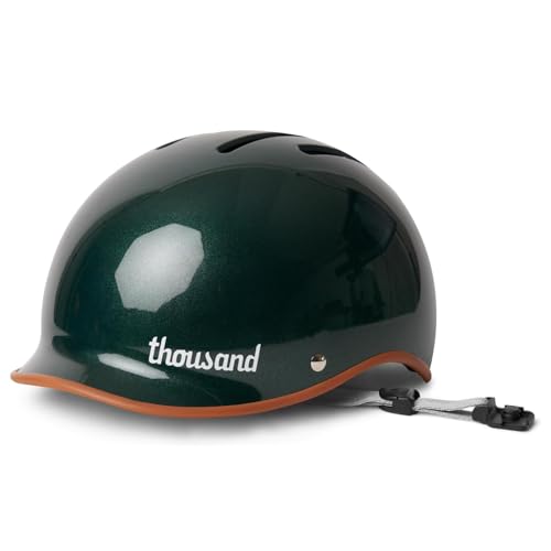 Thousand Heritage Fahrradhelm Erwachsene – Unisex, belüfteter Fahrradhelm mit PopLock Diebstahlschutz – Ideal für Fahrrad & Skateboard – Herren & Dame