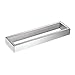 Hoooh SUS 304 Stainless Steel Bath Towel Holder Hand Towel Ring Contemporary Style Wall Mount, Brushed Finish, D110-BN