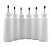 Cornucopia Brands 8oz HDPE Plastic Squeeze Bottles w/Yorker Tips (6-Pack), Empty Refillable Bottles for Arts, Crafts & Kitchen (6-Pack)