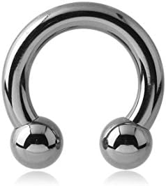 Body Piercing Jewelry Titanium Internally Threaded Circular Barbell 12g 10g 11g 6g 4g 2g