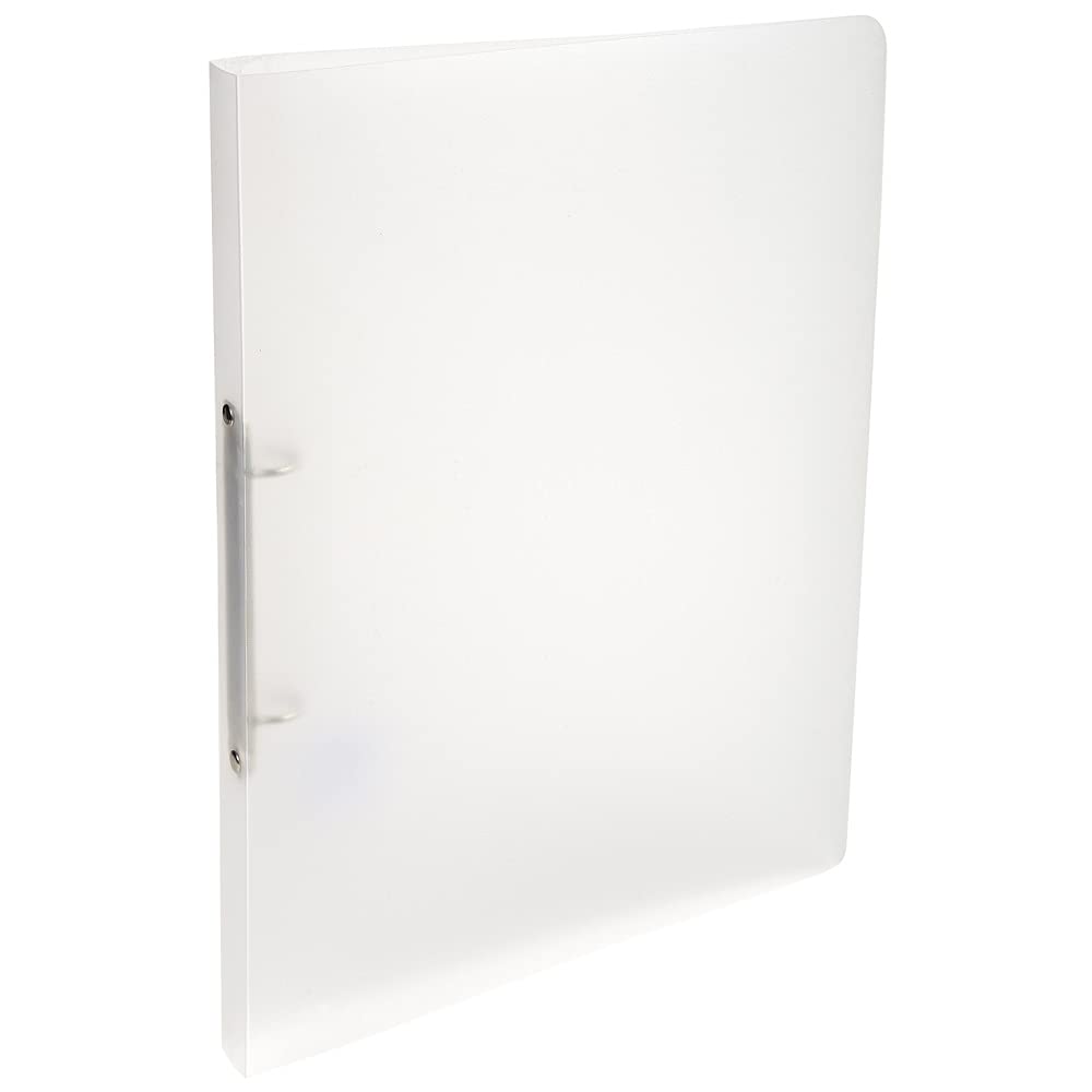 Exacompta - Ref. 54160E - Set of 5 flexible translucent PP Chromaline binders - 2 round rings, diameter 15mm - Spine 20mm - External dimensions: 32x25 cm - Format to file A4 - Colour: colorless