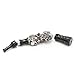 Aluminum Alloy Filter Pipe, Portable Pipe, Gift for Father, Husband (Black)