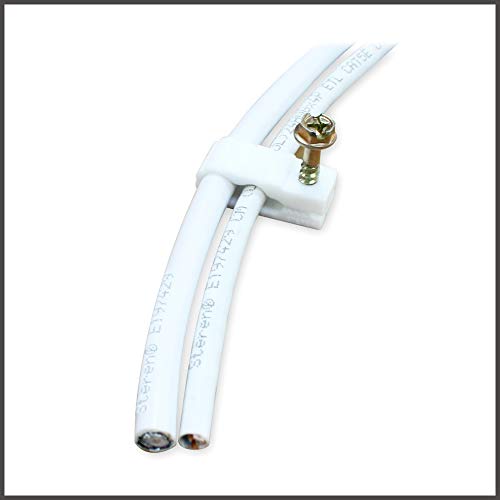 STEREN Coaxial Cable Clips Cable Holder Wire Clips Siding Clips