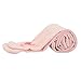 MANZI Big Girls 3 Pairs Pack Solid Color Comfortable Convertible Ballet Tights, 7Y-10Y, Pink