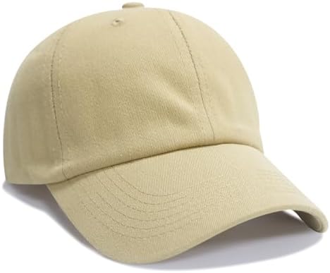 TOP HEADWEAR Baseball Cap Hat- Khaki at Amazon Men