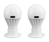 Geek Lights Portable Wireless Porta Bulb COB LED Grab and Go Wireless Light Bulb, 2 Light Mode; Velcro Stick-on With a Powerful Magnet Mount On Back, No Electrician Needed, 2 COUNT, BATTERIES INCLUDED