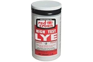 BANGERZ SUNZ Lye for Soap Making, Sodium Hydroxide for Soap Making, Pure Lye, Food Grade Lye, Caustic Soda, Drain Cleaner and Clog Remover, High Test Lye Food Grade, 2lbs.