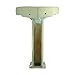 Renovators Supply Portsmouth 22 Inch Corner Pedestal Bathroom Sink, White Overflow And Pre Drilled 4 In. Centerset Faucet Holes - Grade A Porcelain Easy Clean Sink