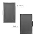 MaxGear Professional Aluminum Business Card Holder for Man and Women Slim Business Card Case Name Card Holder Anthracite Color