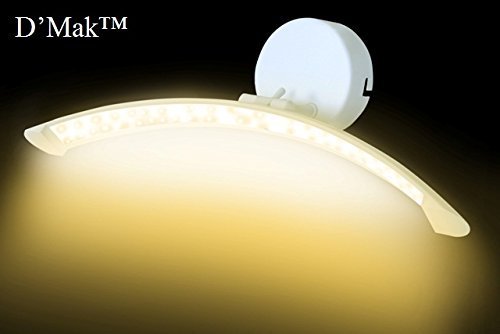 DMak 6 W Waterproof Curved LED Wall Light(Warm White)