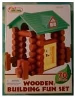 wooden building fun set