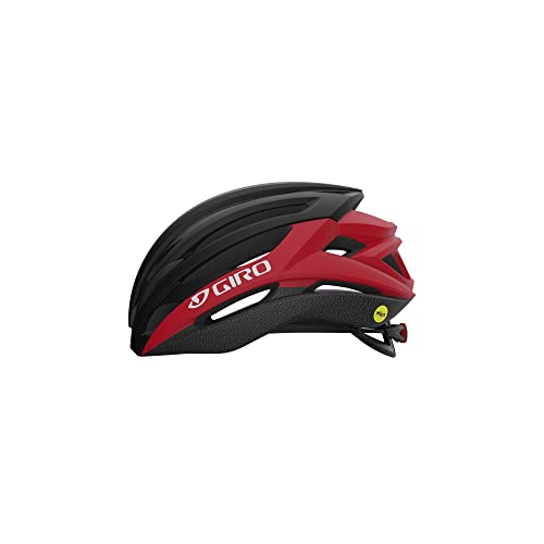 Giro Syntax MIPS Adult Road Cycling Helmet Matte Black/Bright Red