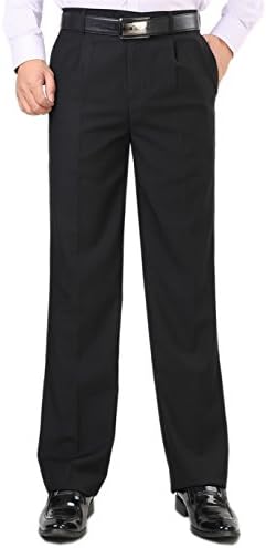 Autumn/Winter Wool Dress Pants For Men Classic Single Pleated Trousers (W38/L31, 516)