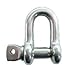 Stainless Steel 316 Anchor D Shackle Marine Grade for Chains Wirerope Lifting Outdoor Camping Survival Rope Bracelets 3/8