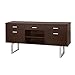 Coaster Home Furnishings - Lawtey - Wood - 5-Drawer Credenza with 2 File Drawers, 3 Top Drawers, Adjustable Shelf, Open Shelved Compartmen and U-Shaped Legs - Home Office - Cappuccino - 801522