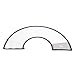 Xinlinke New Protective Collar Wound Healing Cone Protection Smart Collar Compatible with Cat Small Pet 5# Transparent White & Black