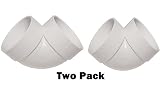 Airvac VM104/5506 90-Degree Short Elbow Pvc Fitting (Two Pack)