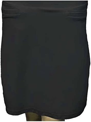 Titania Golf Women's Plain Moisture Wicking Skort - Black - Size M