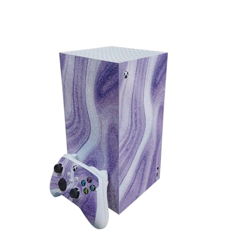 Glossy Glitter Gaming Skin Compatible with Microsoft Xbox Series X Digital Edit…
