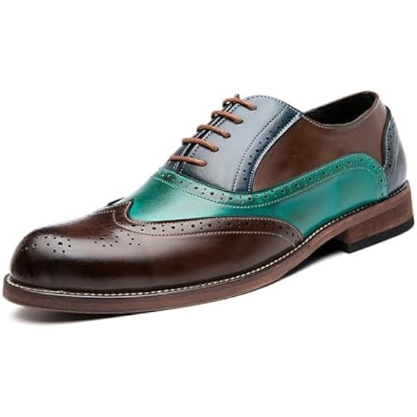 靴 coating design fake leather derby shoes Amazon.com | EVSER Dress Oxford Formal Shoes for Men Lace Up