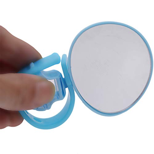 YouCY Bicycle Rearview Mirror Rotatable 360 Degree Handlebar Rearview Mirror Adjustable Handlebar Rear View Mirrors for Bicycle Mountain Road Bike,Blue