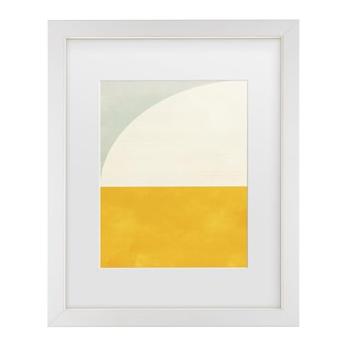 Trademark Fine Art Framed Wall Art - Ana Rut Bre 'Bauhaus 2' Wall Decor with Ma…