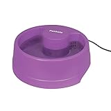PetSafe Current Pet Water Fountain, Circulating Drinking Fountain for Cats and Dogs, Small, Purple, 40 oz. Water Capacity
