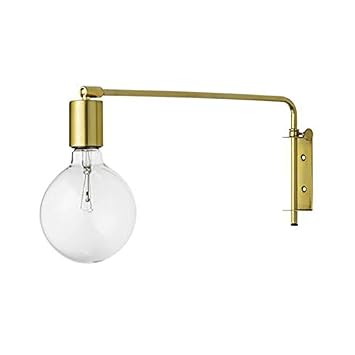 Bloomingville Wandlampe Brass Finish Messing Amazon De Kuche