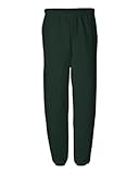 Jerzees Mens NuBlend 50/50 Sweatpants (973) -Forest GRE -XL