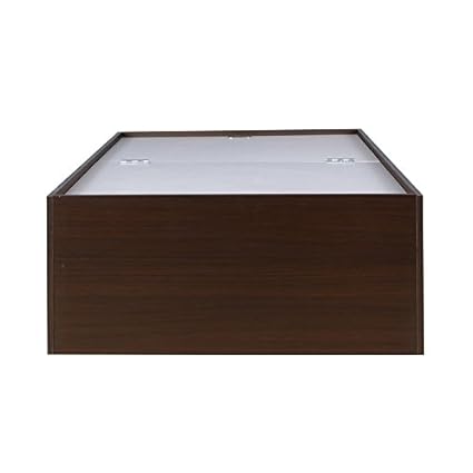 HomeTown Ria Single Size Bed with Storage (Walnut)