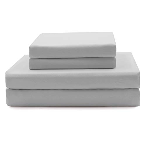 Hallmark Grey Sheets Sets for King Size Bed, Microfiber Sheets King Bed